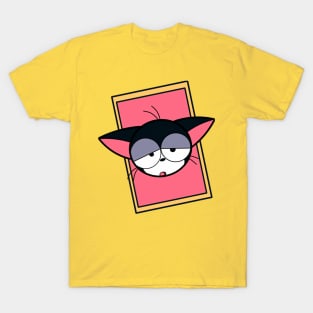 Cat Kuro in frame T-Shirt